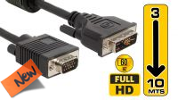 Cable DVI-A / VGA M/M