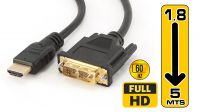 Cable HDMI a DVI-D Macho/Macho 1.8m