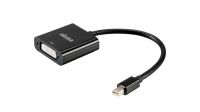 Cable adaptador mini DisplayPort Macho a DVI-D Hembra 20cm negro