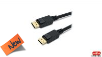 Cable de monitor Displayport V1.2 M/M AWG28 negro