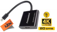 Adaptador mini DisplayPort - HDMI M/H soporta 3D 4Kx2K@60Hz