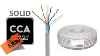 Bobina de cable FTP Cat.6 CCA sólido 100m