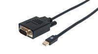 Cable mini DisplayPort V1.1 a VGA 1080P (1920x1080@60Hz) M/M 1.8m