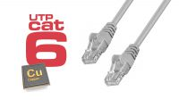 Cables de red UTP Cat. 6 gris