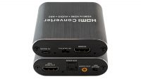 Conversor audio HDMI IN - HDMI + SPDIF OUT 5.1, ARC comp. con transformador