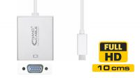 Cable adaptador USB 3.1 Macho - VGA  FULL HD 1080p Gris 0.20 m.
