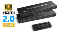 Conmutador Matrix 8x8 4k@60Hz HDMI2.0B HDMI