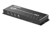 KVM 4p. HDMI Multivisor 4k Video Splitters 5 modos 4k@30Hz con mando