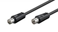 Cable coaxial 75 Ohm de antena M/H Negro