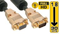 Cable alargador de monitor PnP+Ferrita VGA HQ HD15 M/H
