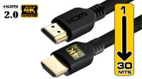 Cabo HDMI 2.0 Goldplated 4K 30/60Hz M/M HDCP2.1