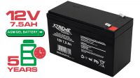 Batería Xtreme de gel 12V 7.5Ah