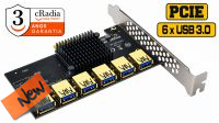 Placa cRadia de Expansão PCI Express com 6 Portas USB 3.0 Internas