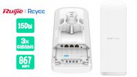 Punto de acceso Ruijie/Reyee Int/Ext Dual Radio 2x2 MIMO 3xGE IP55 15 dBi PoE