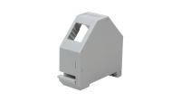 Adaptador plástico para Keystone RJ45 para estrutura metálica DIN 35mm