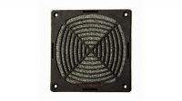 Filtro de polvo y partículas para ventiladores Negro