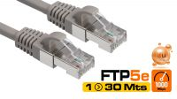 Cable de Red FTP Cat.5E Gris - Apantallado con Conectores RJ-45