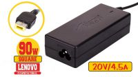 Transformador 90W compatible Lenovo 20V/4.5A Square Yellow
