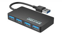 Hub USB 4 puertos V. 3.0 - 1 x USB3.0 + 3 x USB2.0 Negro