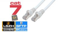 Cable de Red Intellinet Cat. 7 S-FTP (PiMF) CU AWG 26 LSZH Blanco - 600MHz RJ45 Cat.6A