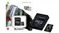 Tarjeta de memoria Micro SDHC Kingston Class 10Mb/s - 100Mb/s con adaptador