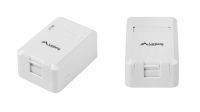 Caja Superficie Para 1 x RJ45 Keystone Blanca