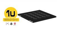 Bandeja Fija 19" 1U 465x300mm - Negro