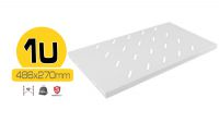 Bandeja Fija 19" 1U 500X280mm - Gris