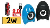 Altavoces 2.0 portátiles Logo USB jack 3.5mm