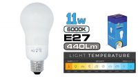 Lámpara de bajo consumo tipo GLS E27 luz fría