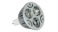 Lámpara led 3W, GU5.3. 40kh, 90lm, 3 led's