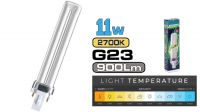 Lámpara bajo consumo fluorescente G23 10Kh
