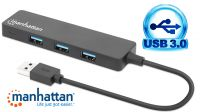 Hub USB 3.2 4 puertos alimentación USB Negro