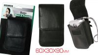 Funda para cámaras digitales en piel Negra