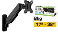 Suporte parede c/mola a gás TV LED 17-32" negro
