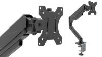 Soporte de mesa sujeción 1 monitor gas 15"-32" 10Kg. Negro