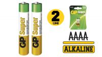 Pilha AAAA LR61  alcalina 1.5v  (2)