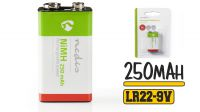 Pila LR22 Nedis recargable 9V 250mAh