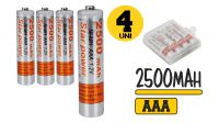 Pila AAA Star power recargable Ni-MH 2500mAh en blister (4unid.)