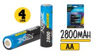 Pila AA recargable Ni-MH 2800mAh en blister (4unid.)