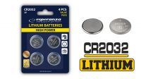 Pila CR2032 de litio (4unid)