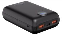 Batería Powerbank USB 20000mAh 1x USB-C - 2x USB-A 3A Negro