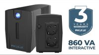SAI PHASAK 860VA Ottima Interactivo Auto-regulador (AVR) y Protección contra Sobretensiones