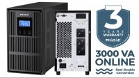 SAI PHASAK 3000VA Conqueror Pro On-Line Senoidal Pura Doble Conversión APFC SNMP