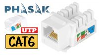 Conector Keystone UTP Cat.6 90º Blanco