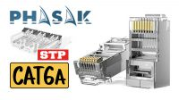 Conector PHASAK Cat. 6A STP con guia Max.24AWG (10 unid)