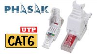 Conector UTP Toolless Phasak Cat. 6 08P