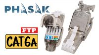 Conector FTP Toolless Phasak Cat. 6A 08P