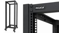 Armario Rack Bastidor  19"  27u negro 600x800 Estructura abierta 4 perfiles Desmontado