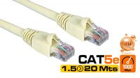 Cable de red UTP PHASAK Cat. 5E Marfil